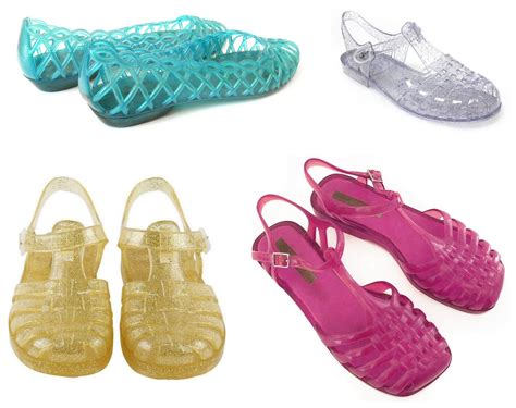 jelly shoes in the 80s